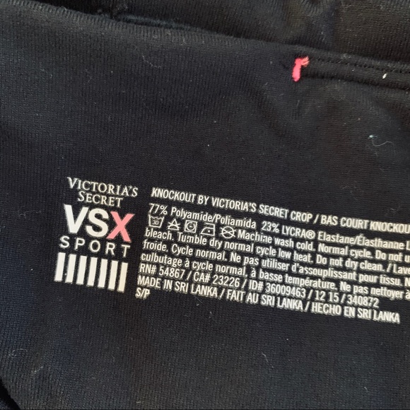VS Victorias Secret knockout crop legging tights S - Picture 7 of 7
